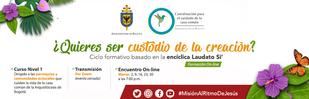 Invitación al Curso de Cuidado de la Casa Común